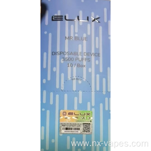 Elux Legend puffs 3500 Disposable Vape